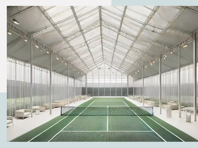 Строительство теннисных кортов в Белогорске