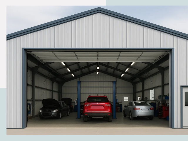 Ангары из сэндвич панелей от 612 руб. в Белогорск