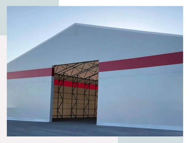 Быстровозводимые ангары в Белогорске