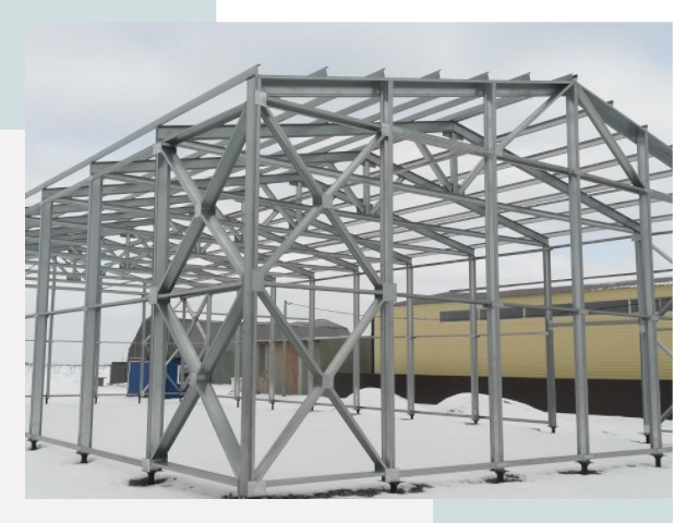 Каркасные ангары в Белогорске