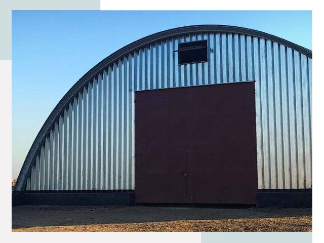 Бескаркасные ангары в Белогорске