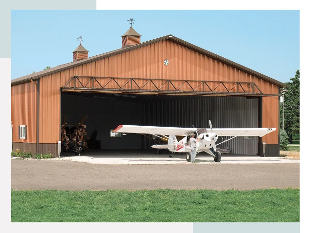 Ангары для самолетов в Белогорске