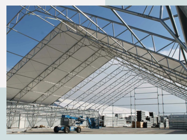 Каркасно-тентовые сооружения от СтальСтрой-Бгк по цене 612 руб.
