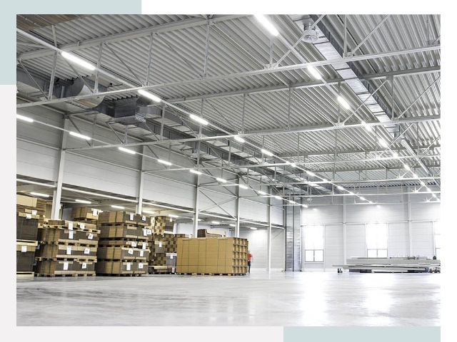 Освещение ангаров в Белогорске