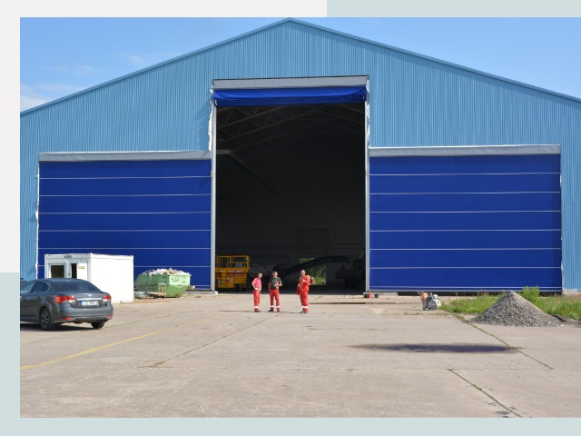 Ангарные ворота в Белогорск от СтальСтрой-Бгк по цене 612 руб.