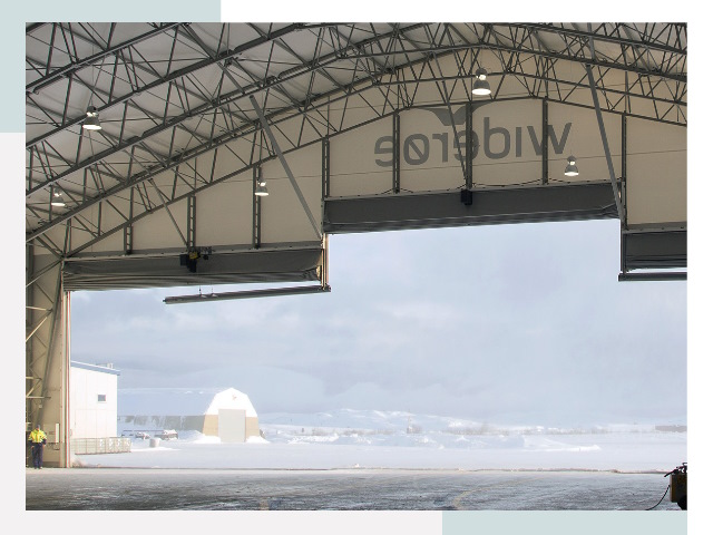 Ворота для ангаров в Белогорске