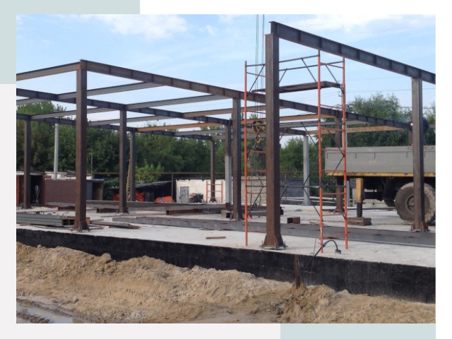 Фундамент для ангаров в Белогорске